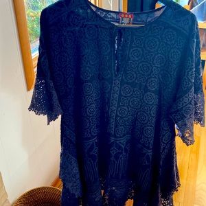 Johnny Was Poncho shirt